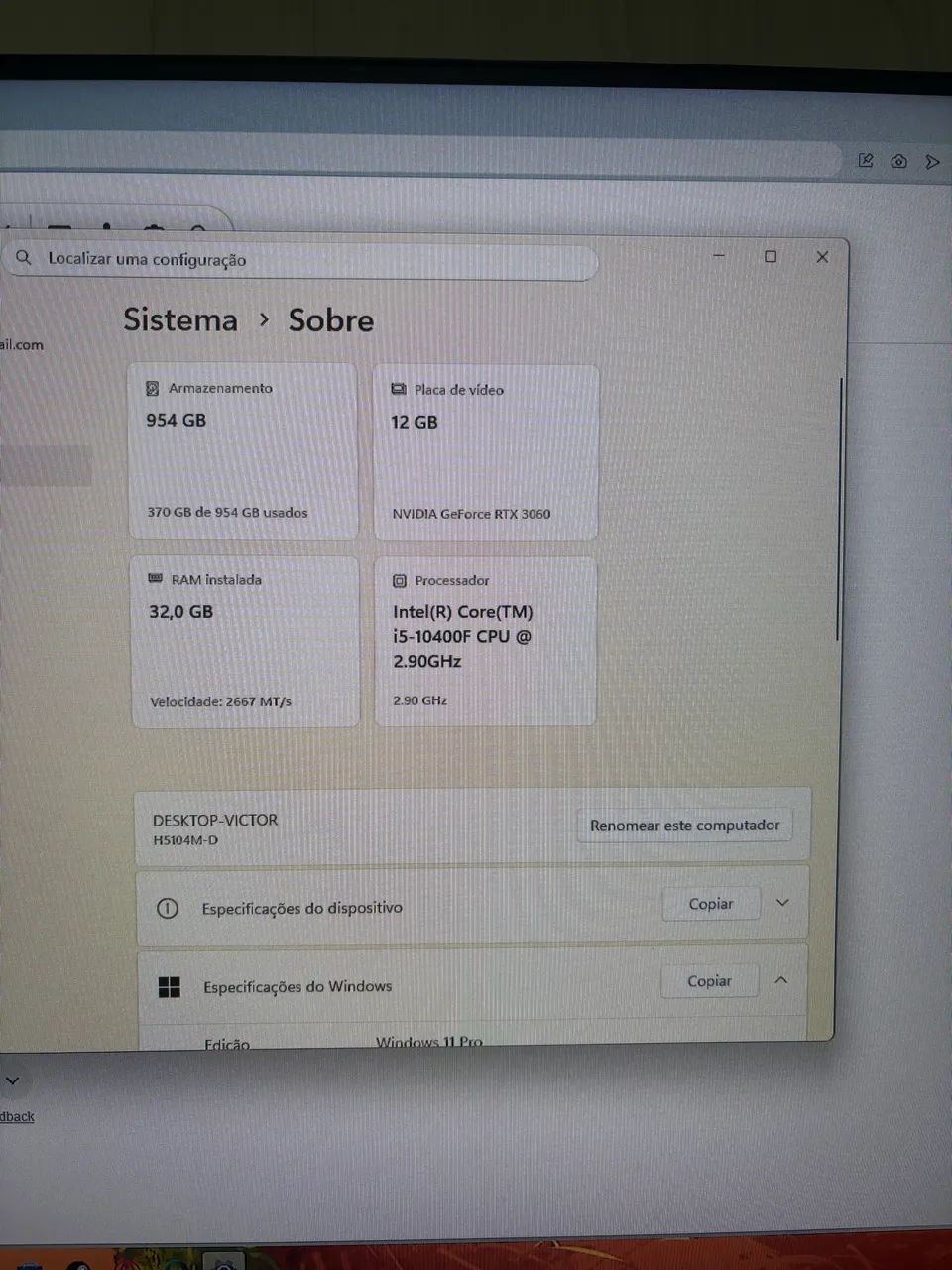 PC GAMER SEMINOVO + MONITOR AOC - Foto 2