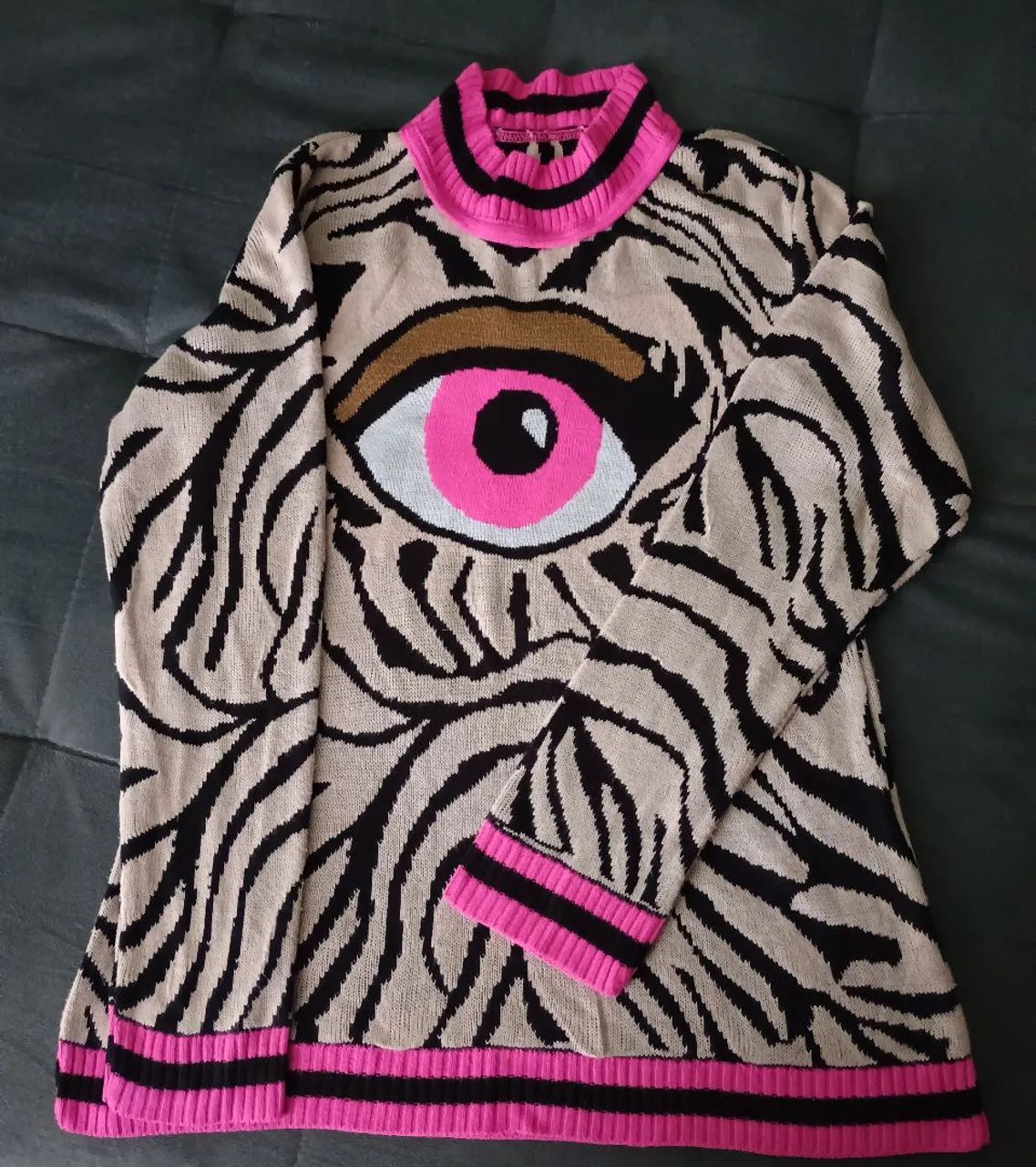 Suéter Tricot Zebra Tam M 