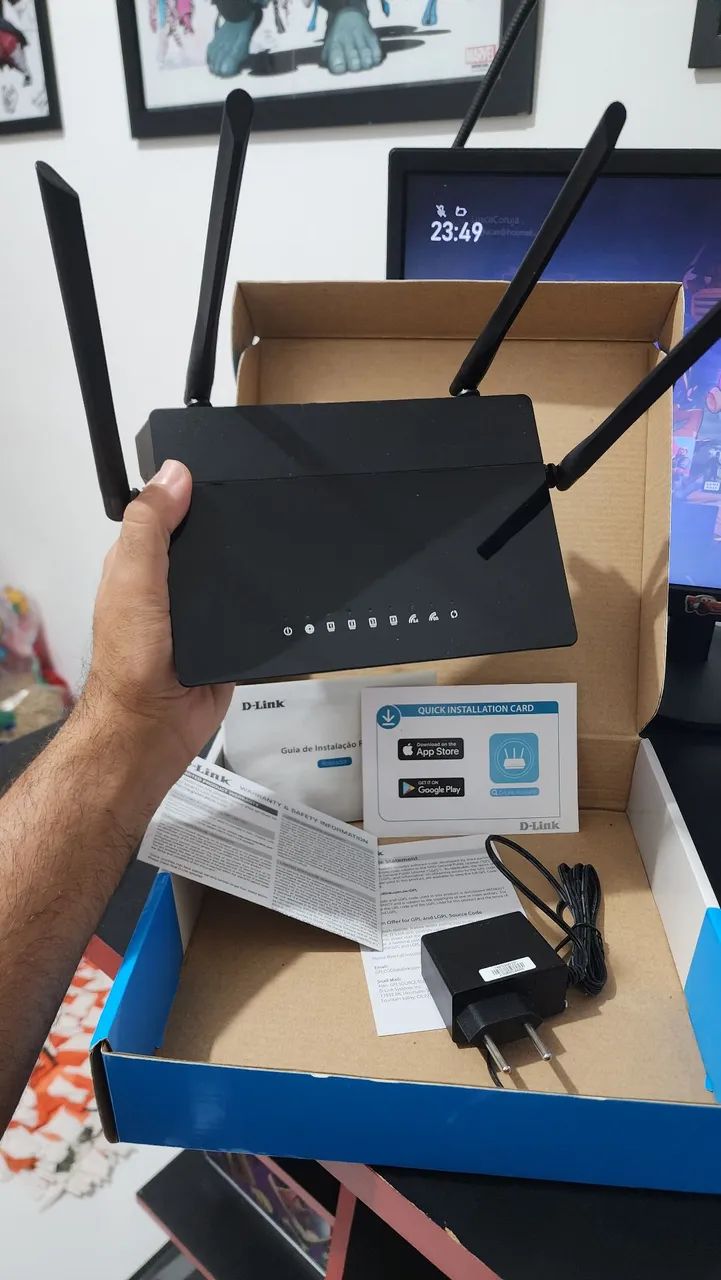Roteador Wireless D-Link DIR-841 AC1200 Dual Band NOVO - Foto 2