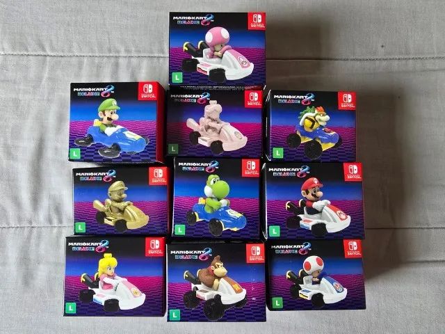 Coleção Completa Mario Kart Mc Donalds Nintendo Switch