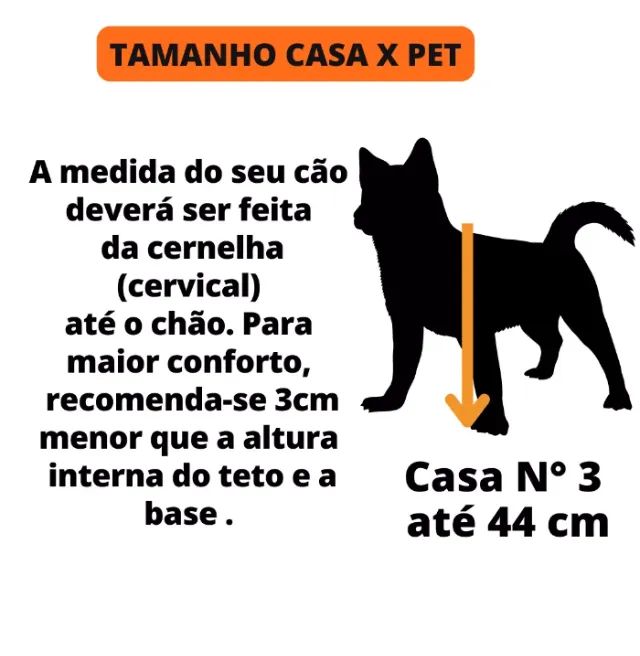 Casinha Pet N3 para Cães Cachorros Gatos de Plástico ROSA - Foto 3