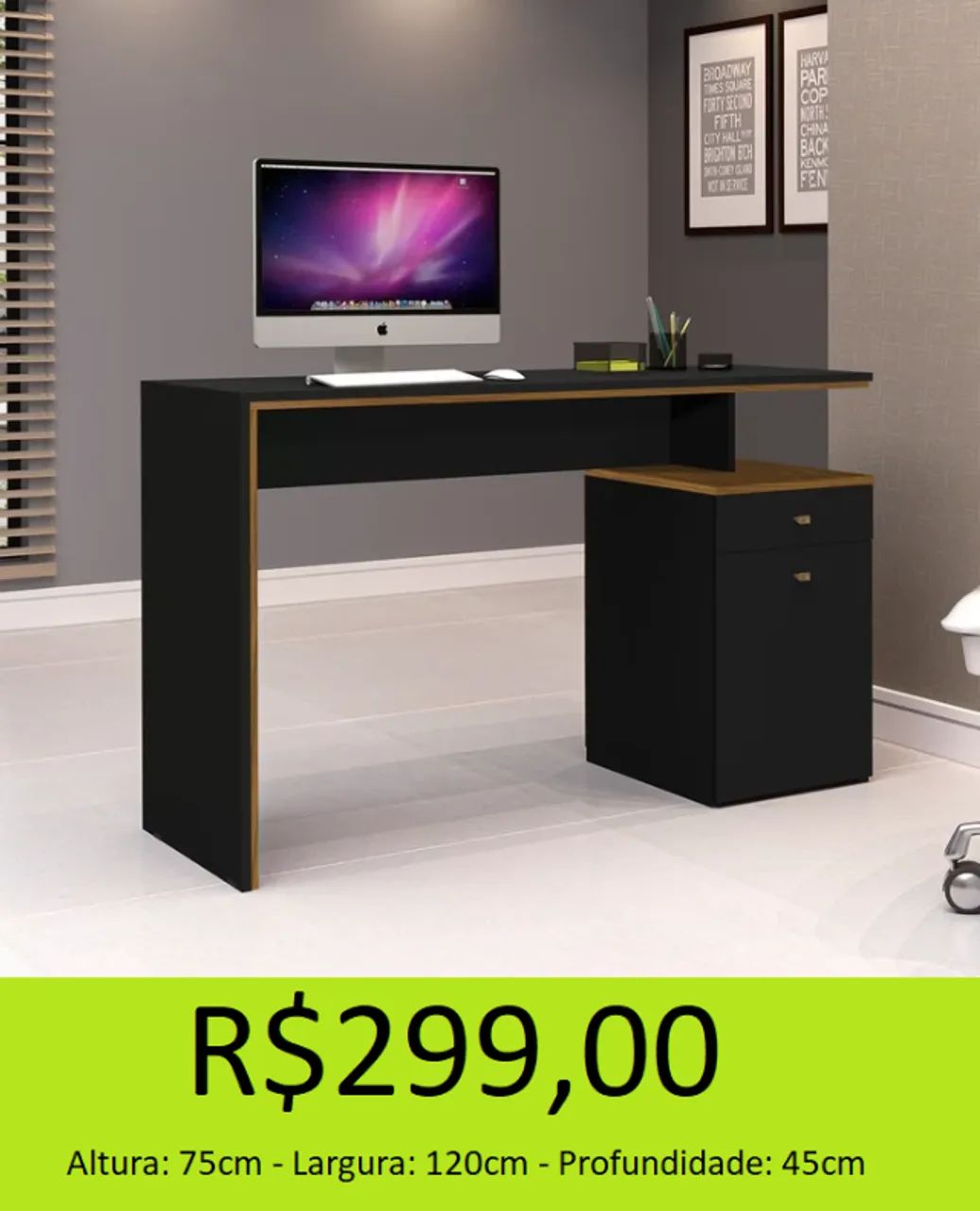 Escrivaninha com design sensacional  - Foto 2
