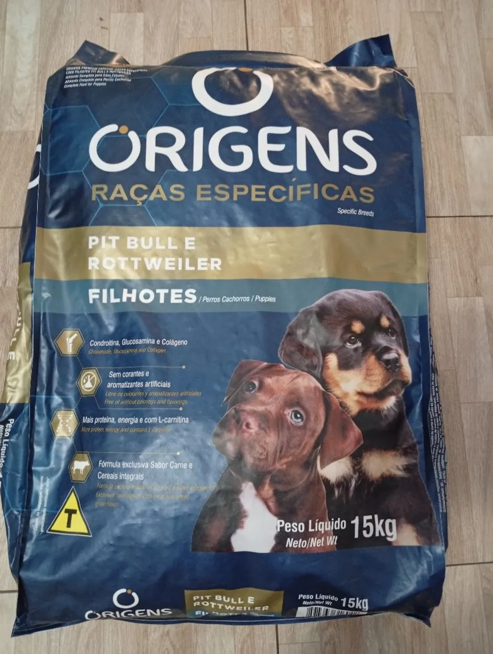 Ração Origem Pit Bull e Rottweiler Filhotes 15kg fale no zap *72