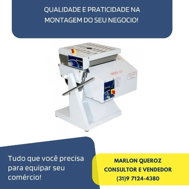 Amassadeira 25KG Basculante Gastromaq Bivolt Nova