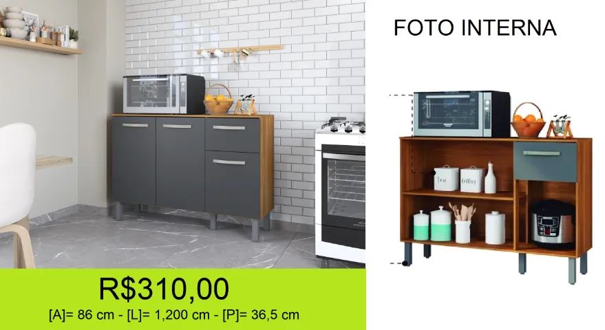 Balcão de cozinha a pronta entrega  - Foto 2