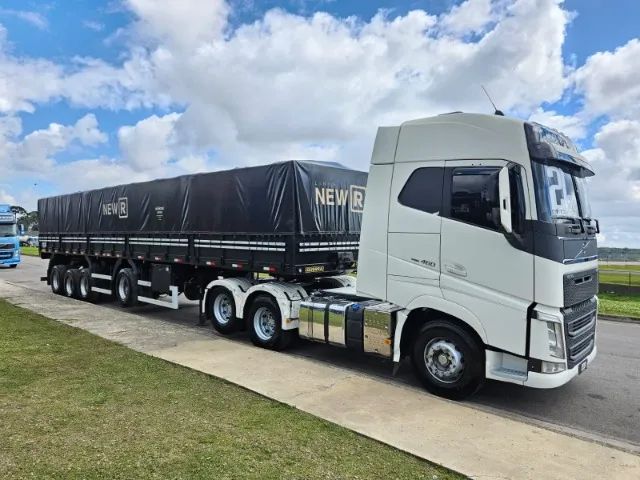 FH 460 6x2 Globetrotter Ano 21 Euro 5 REPASSE + 4 Eixo Guerra 13.5m comp naval sem pneus - Foto 11