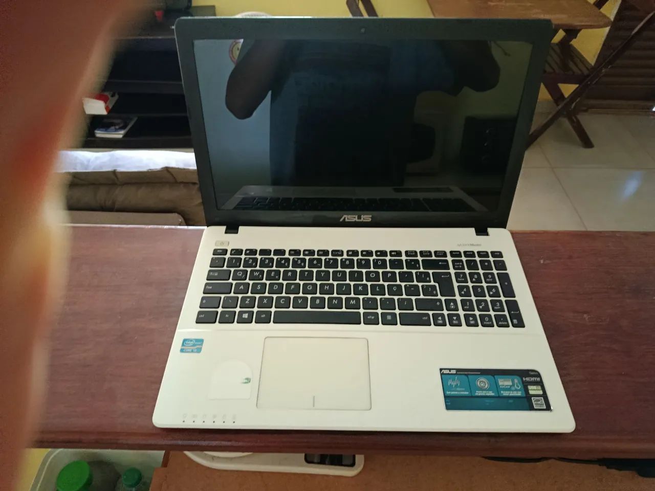 Notebook Asus branco