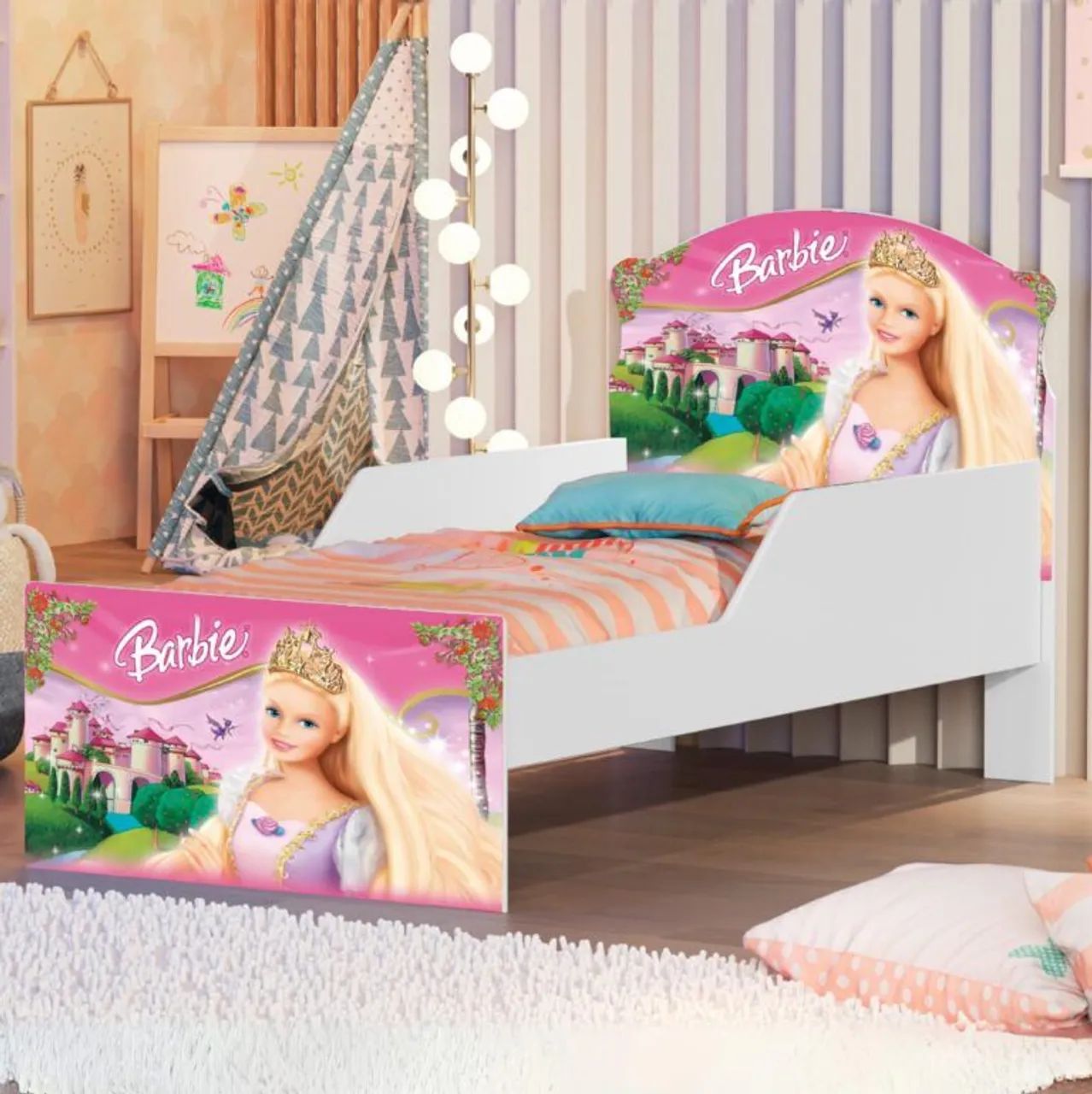 Cama Infantil Barbie - Princesa