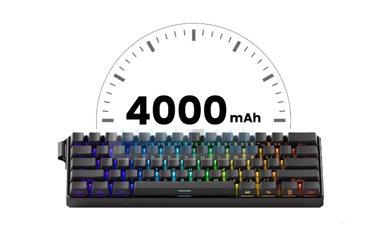 Teclado Magnético Akko Monsgeek 8000Hz FUN60 PRO 8k Switch Mag US - Foto 3