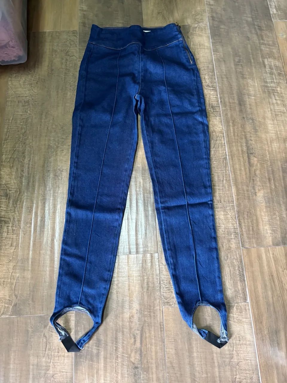 Calça Legging Jeans Azul Escuro