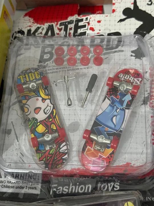Skate Dedo Fingerboard - Brinquedo para colecionar