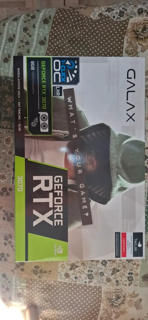 Placa de Vídeo Galax GeForce RTX 3070 8GB