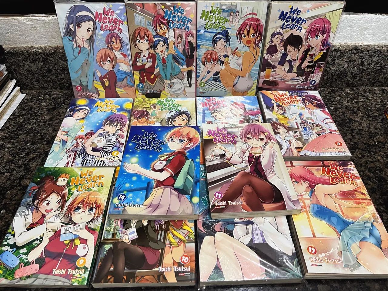 We Never Learn Volumes 1 a 14 Taishi Tsutsui mangá 