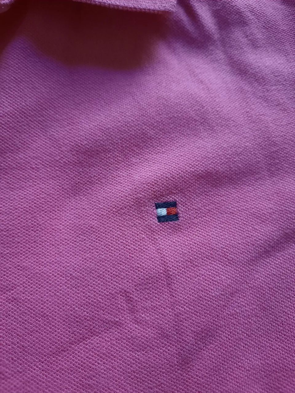 Camisa Polo tommy hilfiger Rosa Feminina - Foto 2