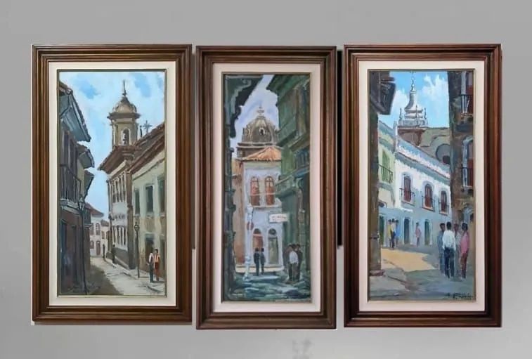 Obras de Arte, série "De Santa Helena". US$ 464,59 uo Euro 485,10 ou R$ 3.000,00
