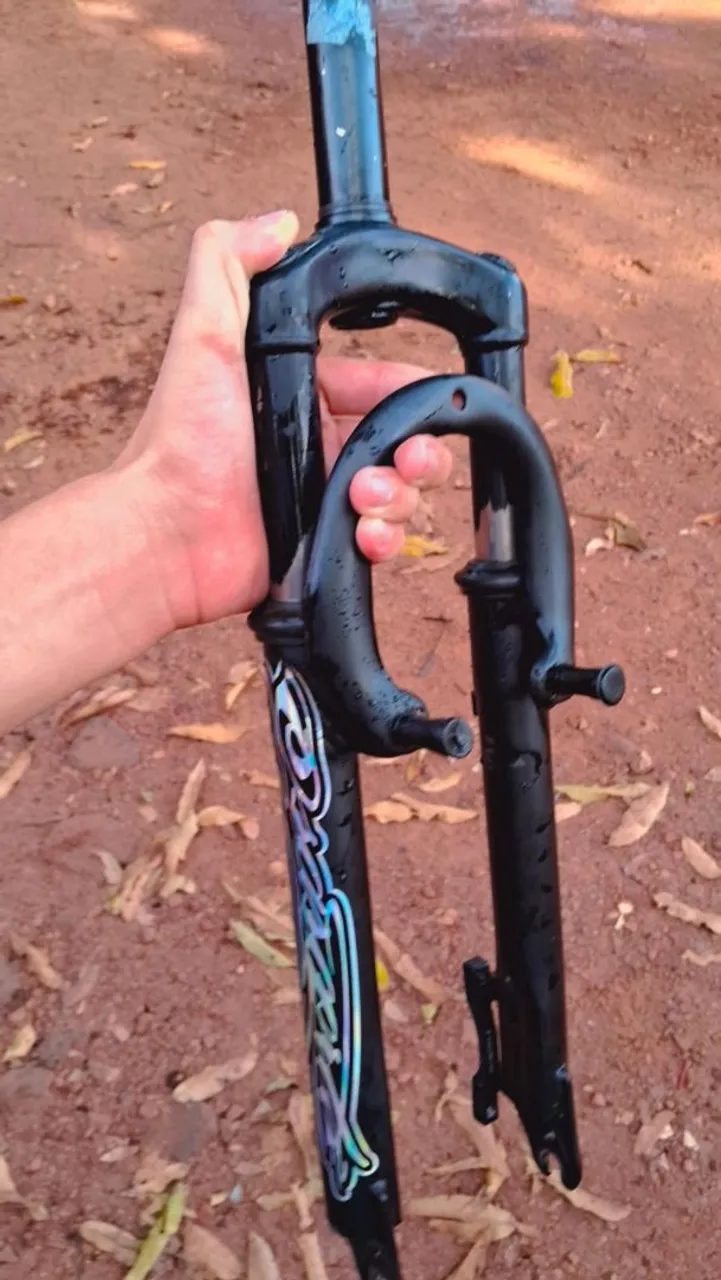 Suspensão Dianteira de Bicicleta - suspensão mode 80mm
