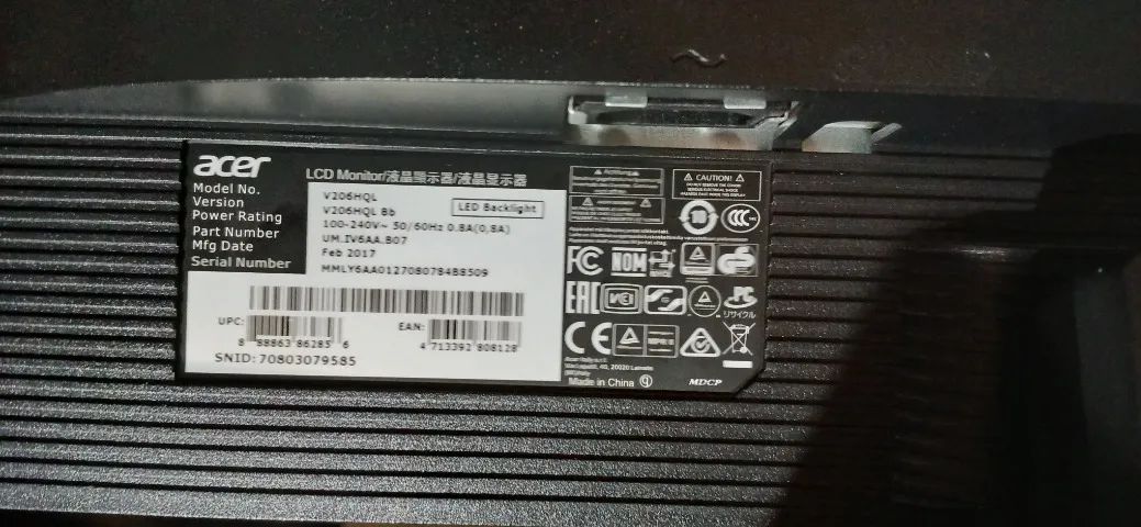 Monitor Acer V206hql vga 19,5" - Foto 4