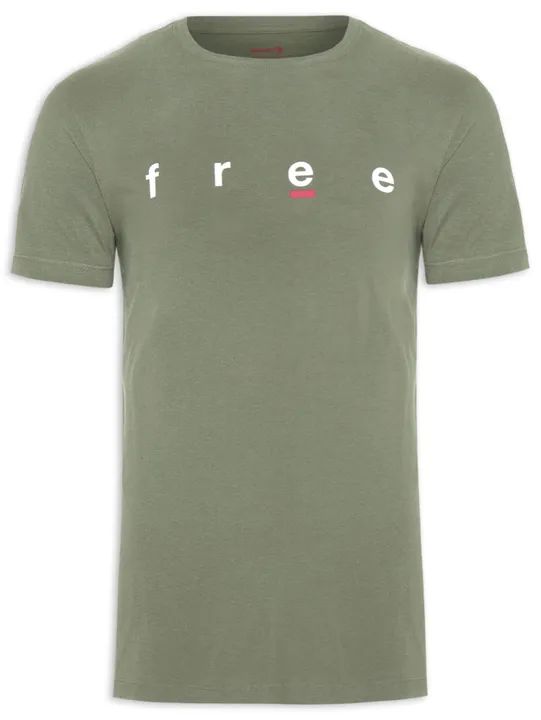 Camiseta Free Verde slim Osklen - Foto 2