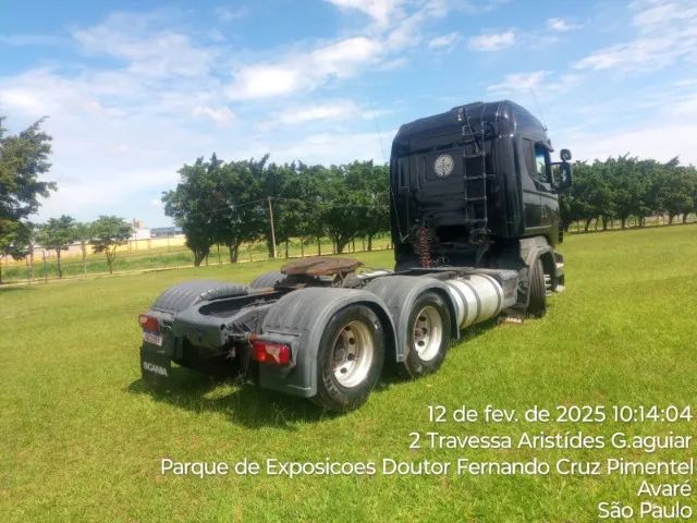 Scania 124 R420 Highiline 6x2 Preto - Foto 11