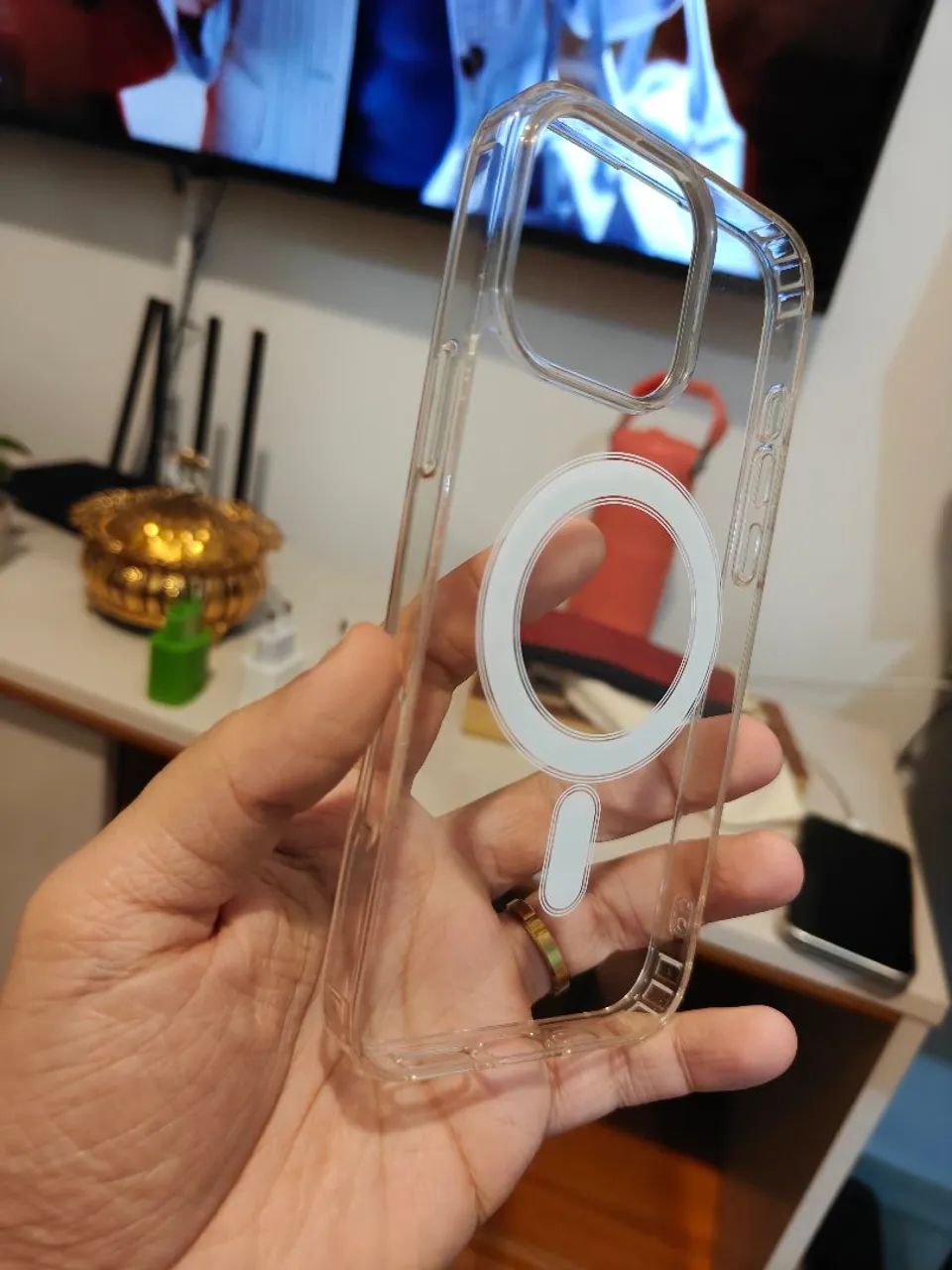 Capa iphone 16 pro Max transparente - Foto 2