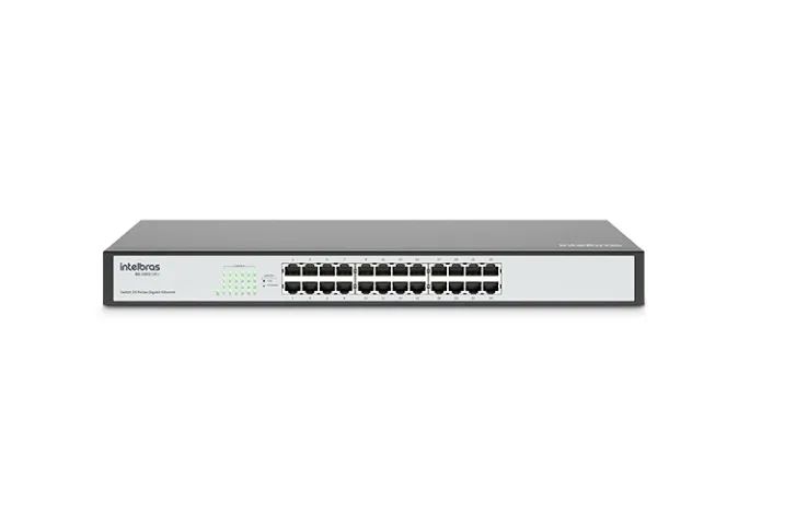 Switch 24 Portas Gigabit Intelbras SG 2400 QR