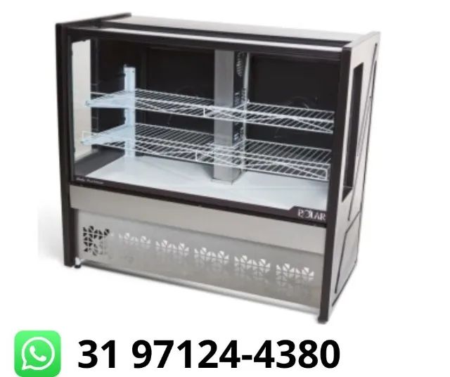 Balcão de Doces e Tortas Polar 1,25M Ar Forçado