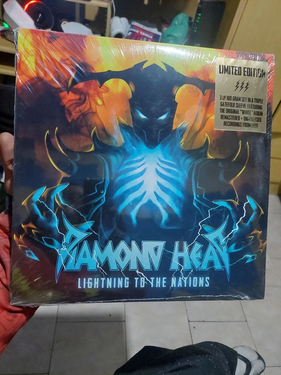 Box LP Triplo DIAMOND HEAD - Lightning To The Nations IMPORTADO