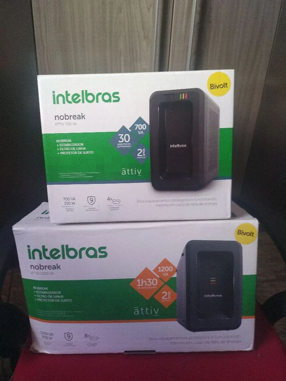 2 Nobreaks Intelbras Attiv -  Novo - Na Caixa