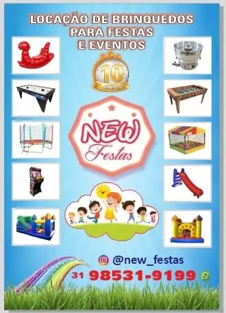 Fliperama, Sinuca, totó e outros brinquedos para aluguel 