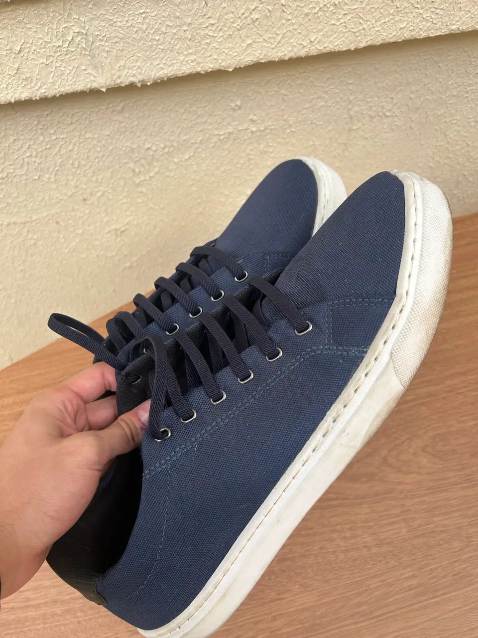 Tênis Casual Azul Marinho - Foto 2