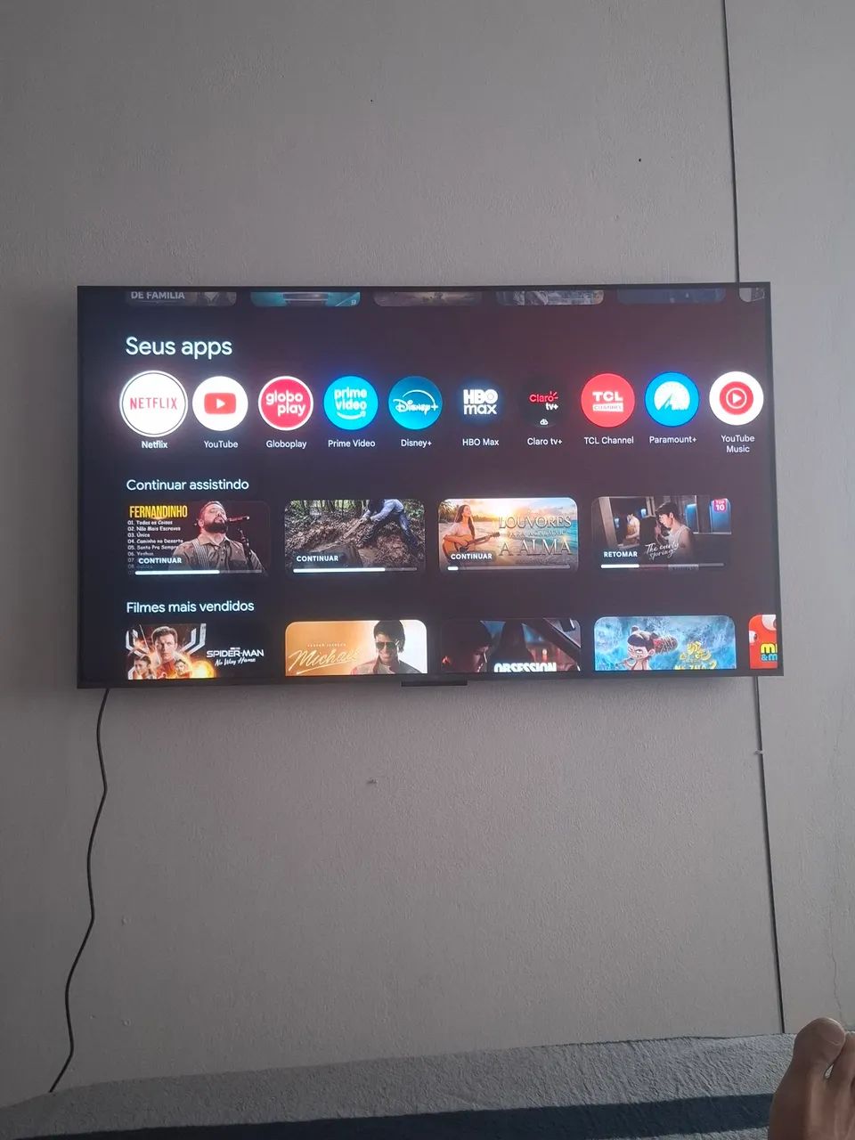 Vendo tv smart ou troco em smartphone com volta  - Foto 3