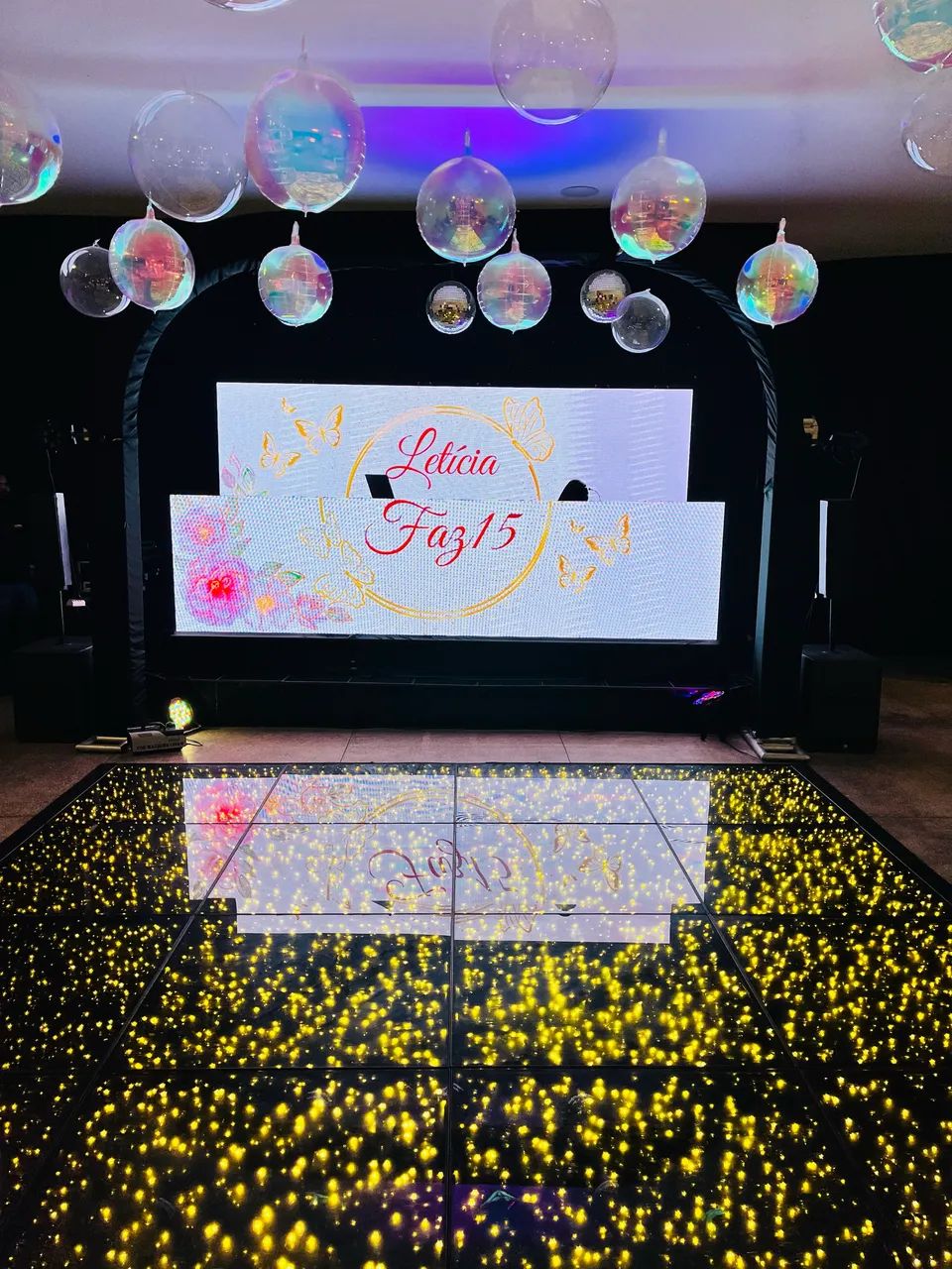 Pista de Led, DJ iluminação 