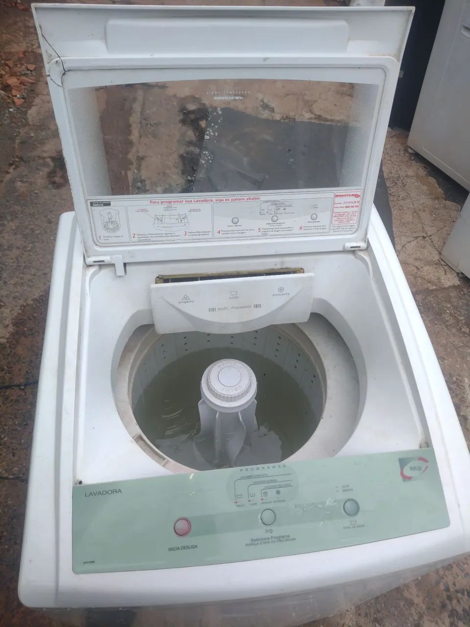 Máquina de lavar Brastemp 6kg leva e centrífuga funcionando perfeitamente  - Foto 4
