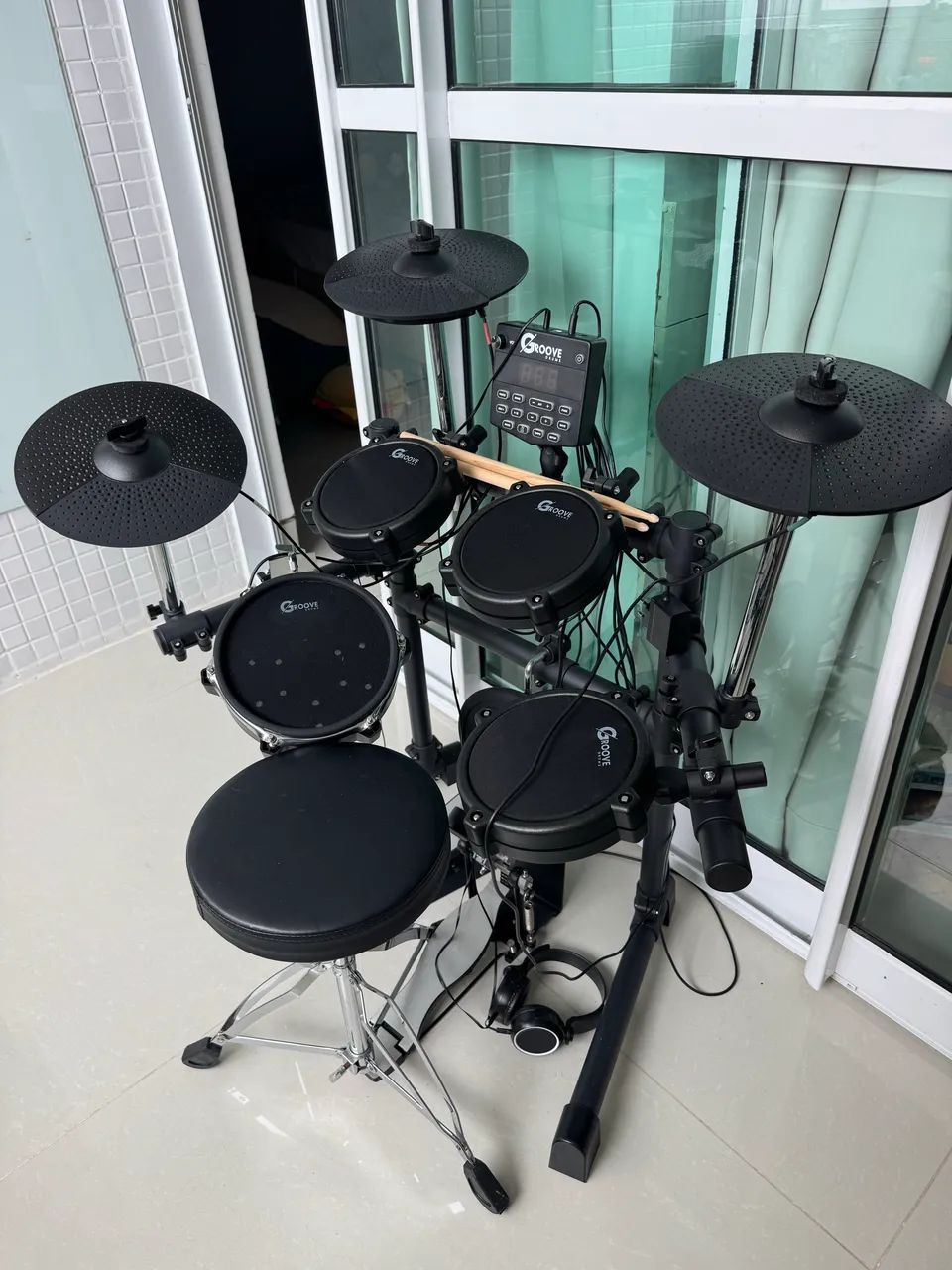 Bateria Eletrônica Completa - Foto 4