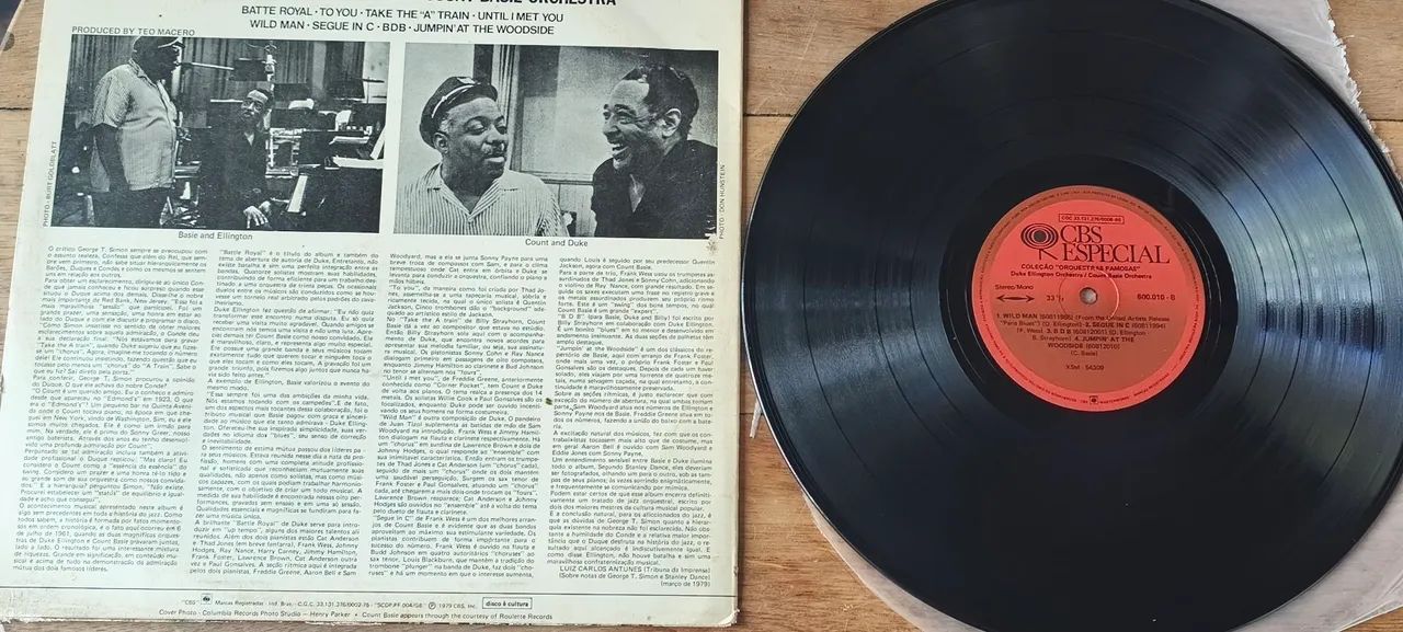 LP First Time! - The Count Meets the Duke - Duke Ellington Orchestra Count Basie Orchestra - Foto 3