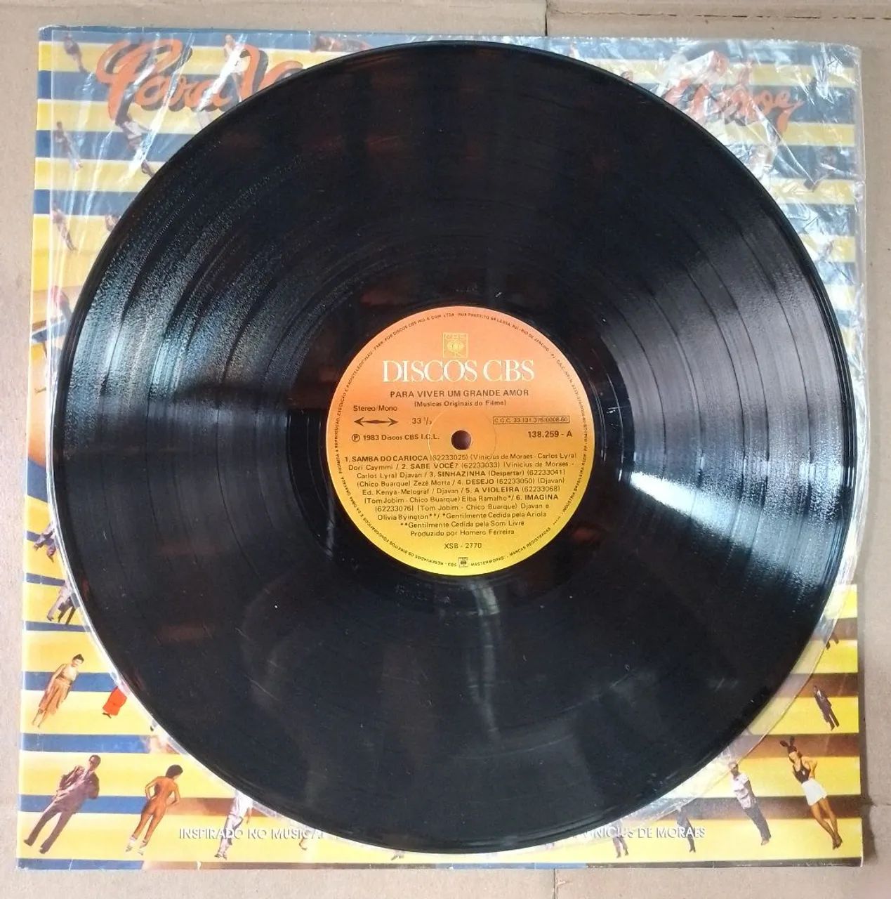 Vinil Para Viver Um Grande Amor 1983 Original  - Foto 3