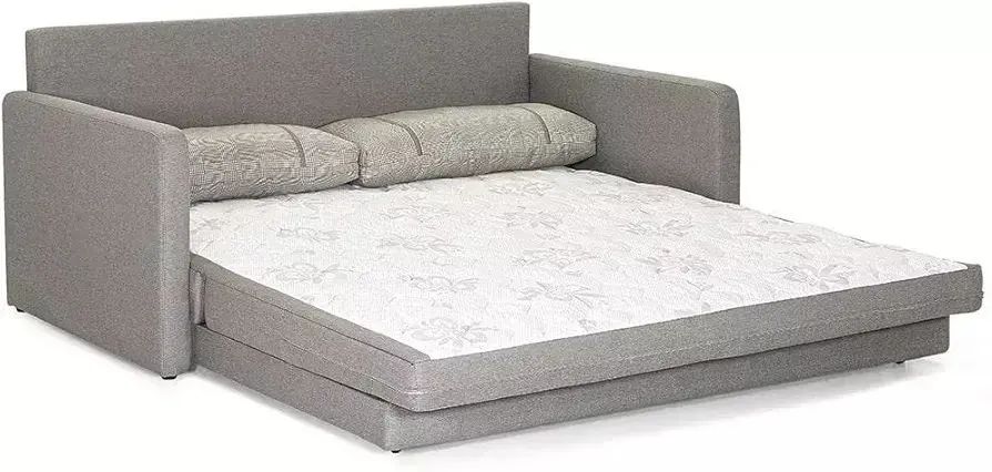Sofá Cama Herval Versátil Queen 1,76M - Linho cinza - Foto 3