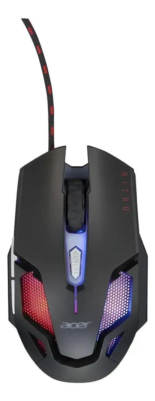 Mouse Gamer Acer Nitro - 7200dpi - 6 Botões - Foto 2