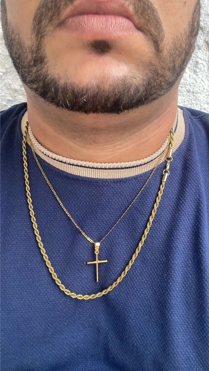 Corrente banhadas a ouro 18 k  - Foto 3