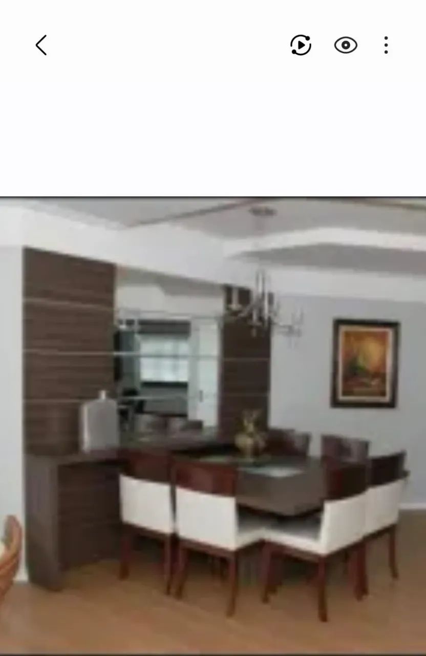 Vendo Mesa com 6 cadeiras +painel +espelho - Foto 3