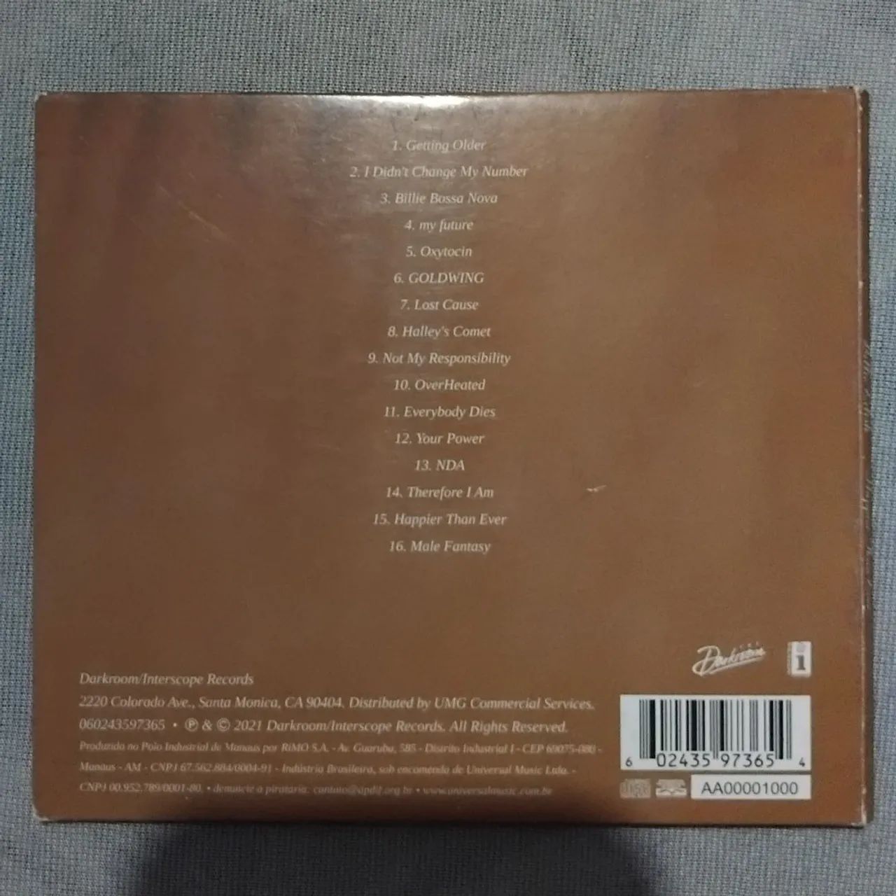 billie eilish - happier than ever (cd) - Foto 2