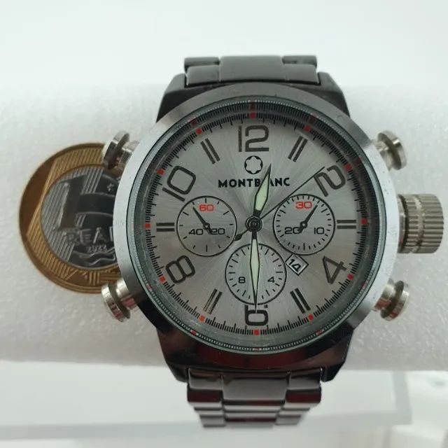 Relógio Inspirado a Montblanc Mod FF 0018 Clássico Masculino - Foto 5