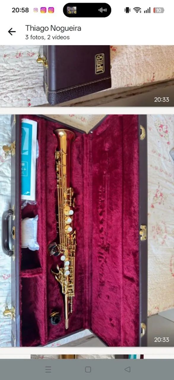 Sax soprano júpiter 749 - Instrumentos musicais - Conjunto