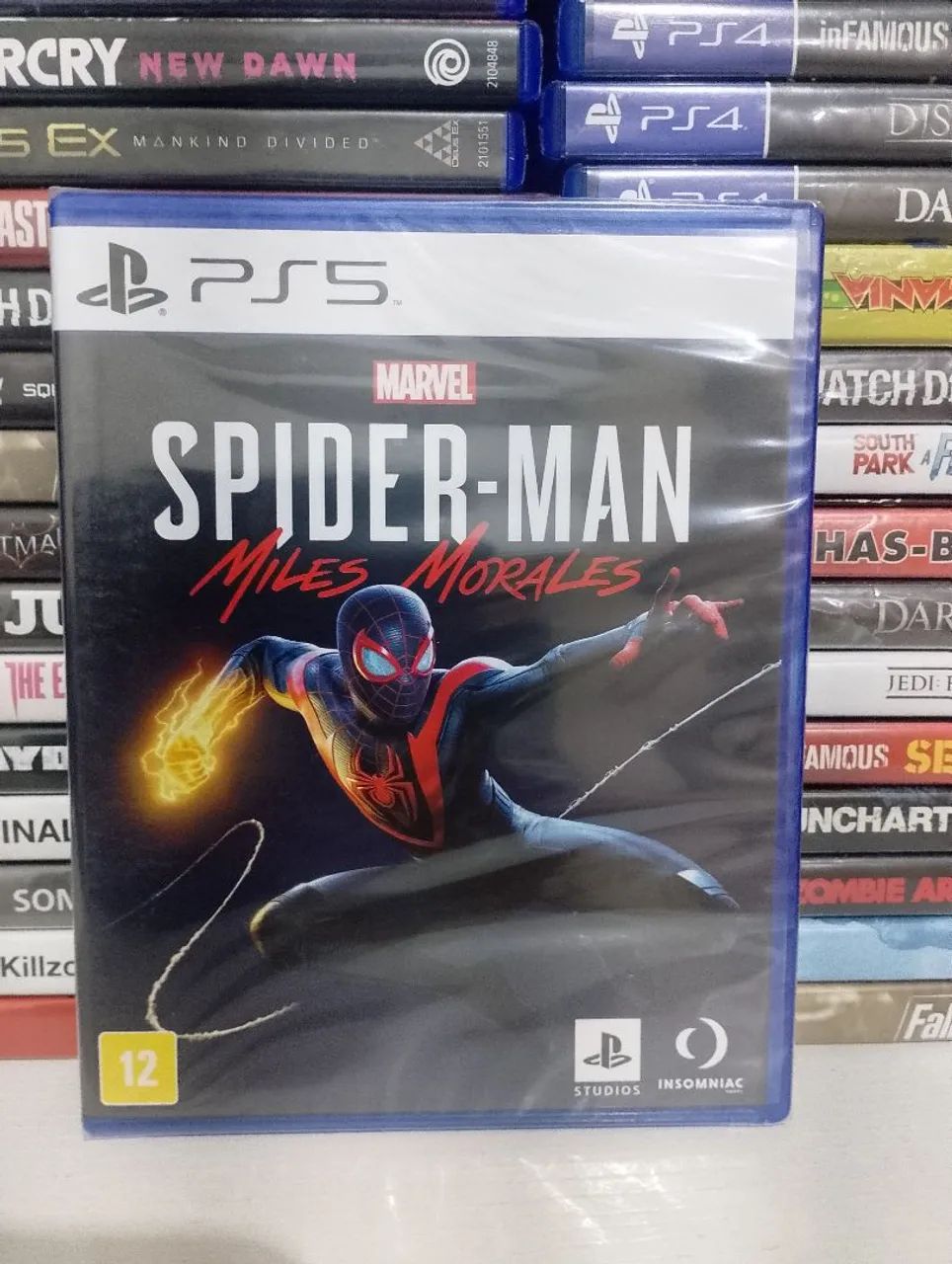 Spiderman Miles Morales (novo lacrado)