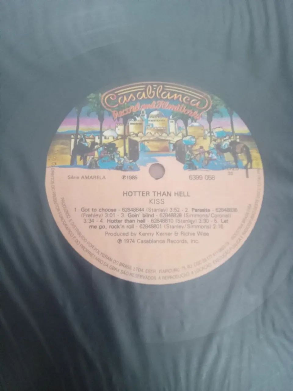VINIL - KISS - HOTTER THAN HELL - EDIÇÃO JAPONESA RARIDADE - 2º