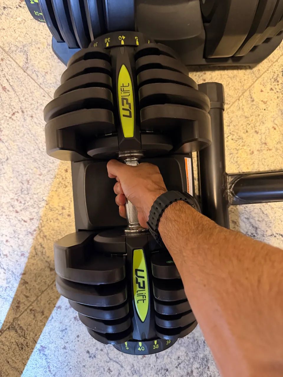 Par Halter Ajustável UPLIFT 40kg - Foto 4