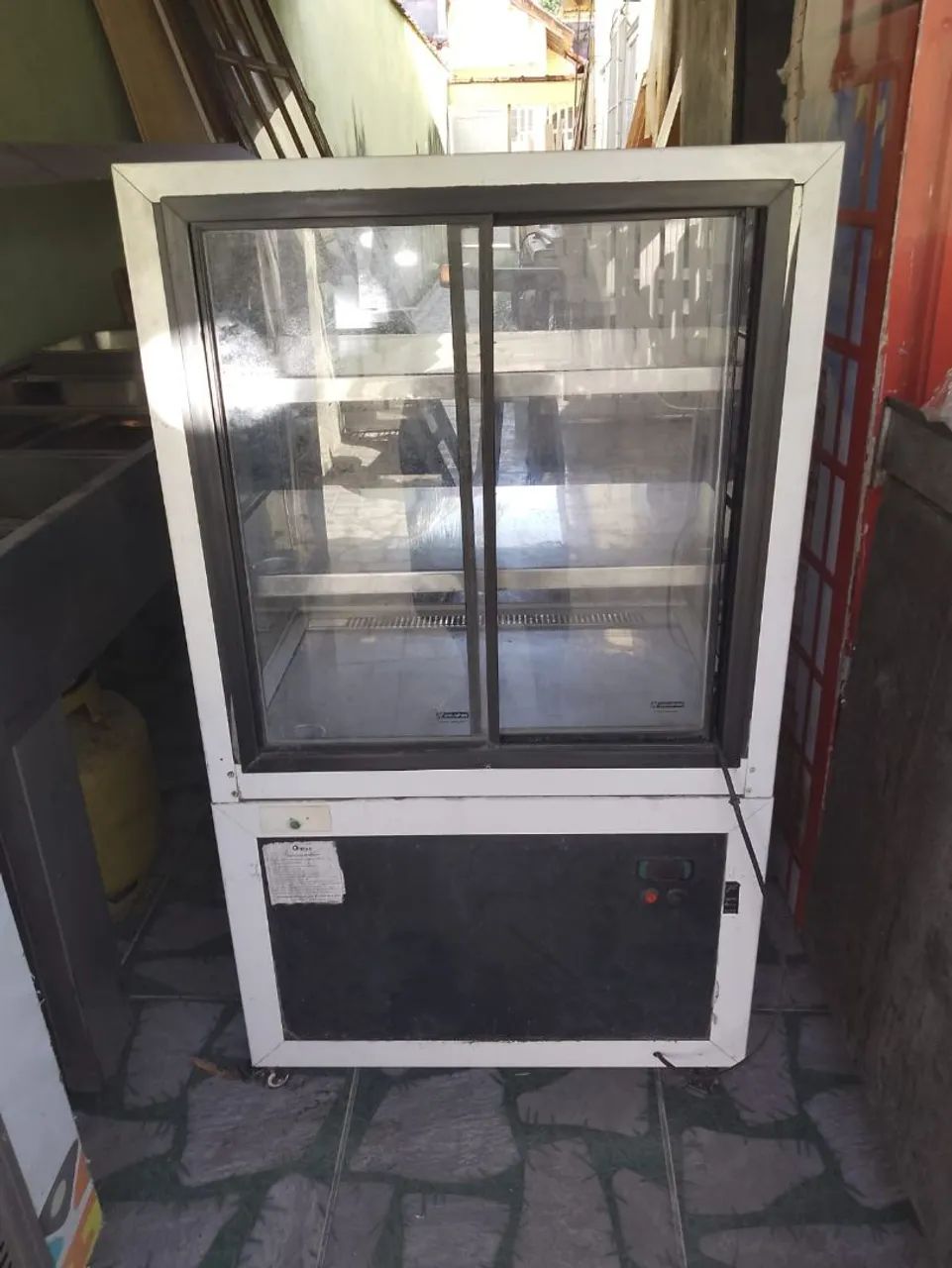 Vitrine estufa para salgados 