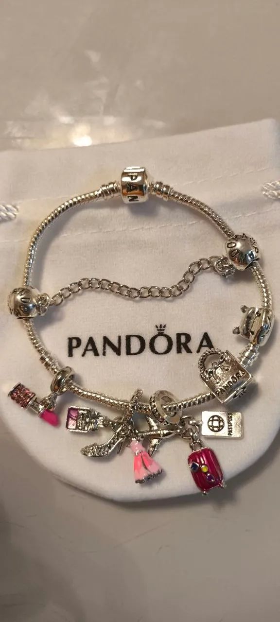 Pulseira Vivara modelo Pandora em Prata 925 original 