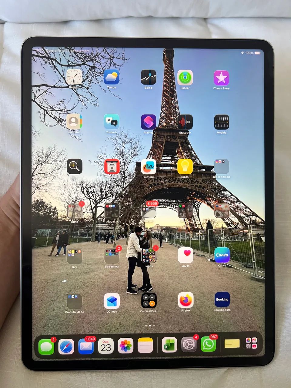 iPad Pro 12.9 polegadas 5ª Geração Impecável + Teclado - Foto 4