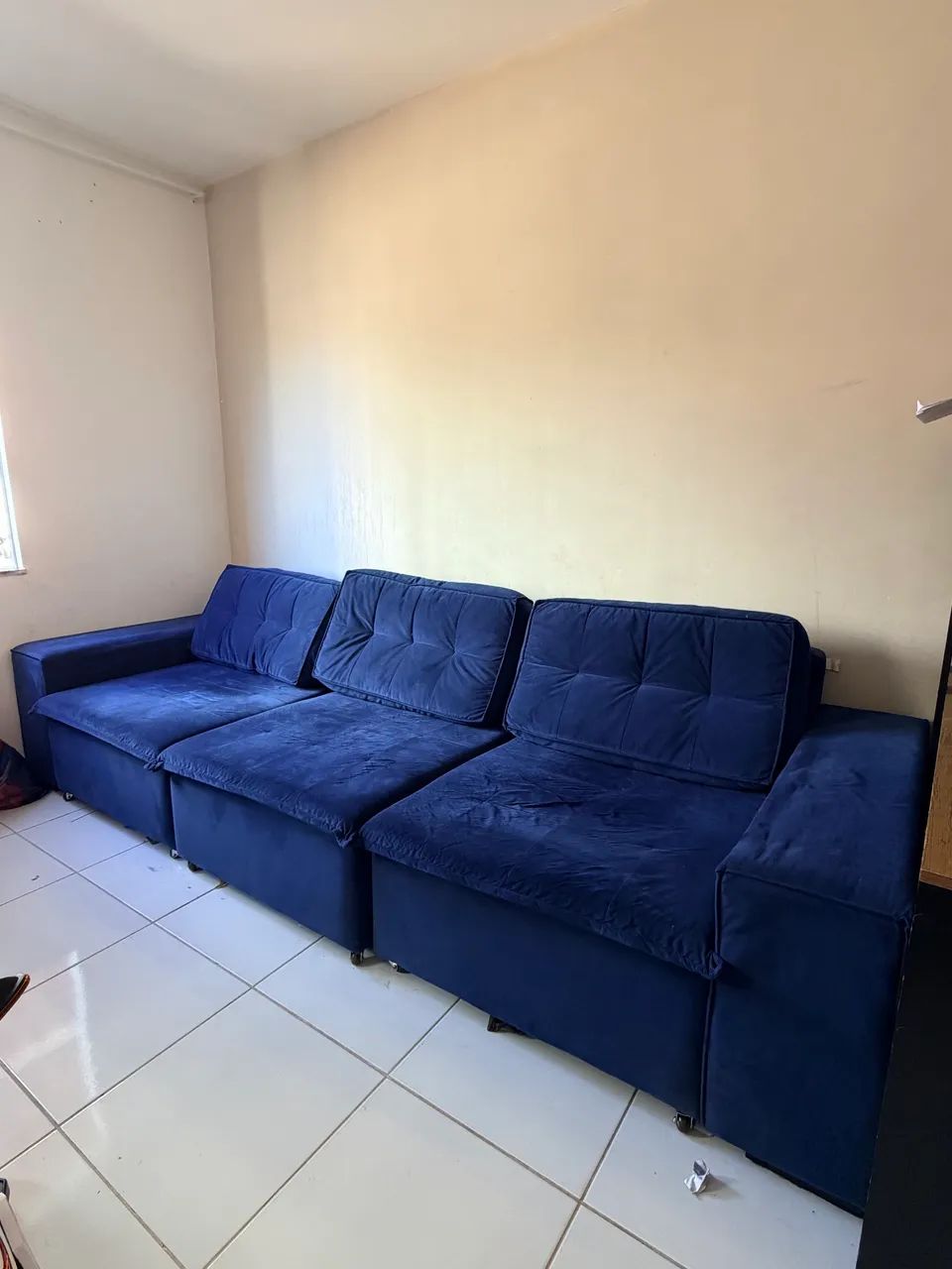 SOFÁ-CAMA RETRÁTIL 3,20M PRA VENDER LOGO - Foto 2